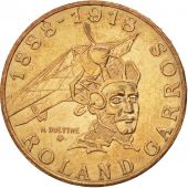 France, Roland Garros, 10 Francs, 1988, SUP, Aluminum-Bronze, KM:965,Gadoury 821