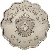 Libya, Idris I, 50 Milliemes, 1965, AU(50-53), Copper-nickel, KM:10