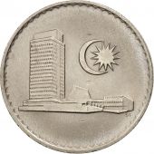 Malaysia, 20 Sen, 1981, Franklin Mint, AU(50-53), Copper-nickel, KM:4