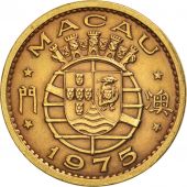 Macao, 10 Avos, 1975, AU(50-53), Nickel-brass, KM:2a