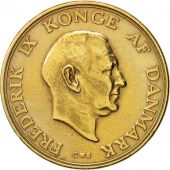Denmark, Frederik IX,2 Kroner,1956,Copenhagen, AU(50-53), Alu-Bronze,KM 838.2