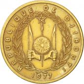 Djibouti, 10 Francs, 1977, Paris, TTB+, Aluminum-Bronze, KM:23