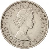 New Zealand, Elizabeth II, 6 Pence, 1960, AU(50-53), Copper-nickel, KM:26.2