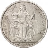 Nouvelle-Caldonie, 2 Francs, 1971, Paris, TTB, Aluminium, KM:9