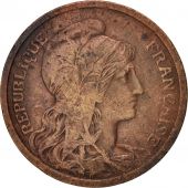 France, Dupuis, 2 Centimes, 1899, Paris, EF(40-45), Bronze, KM:841, Gadoury:107