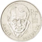 France, Andr Malraux, 100 Francs, 1997, AU(50-53), Silver, KM:1188, Gadoury 954