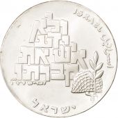 Israel, 10 Lirot, 1969, SUP, Argent, KM:53