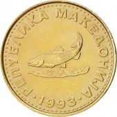 Macedonia, 2 Denari, 1993, AU(55-58), Brass, KM:3