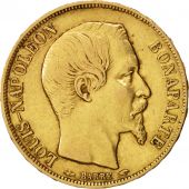 France, Napoleon III, 20 Francs, 1852, Paris, TTB, Or, KM:774, Gadoury 1060