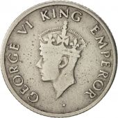 INDIA-BRITISH, George VI, 1/4 Rupee, 1946, TB+, Nickel, KM:548