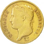 France, Napolon I, 40 Francs, 1811, Paris, EF(40-45), Gold, KM:696.1