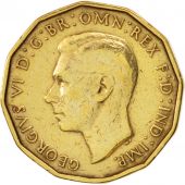 Great Britain, George VI, 3 Pence, 1942, AU(50-53), Nickel-brass, KM:849