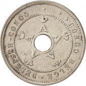 Belgian Congo, 5 Centimes, 1911, AU(50-53), Copper-nickel, KM:17