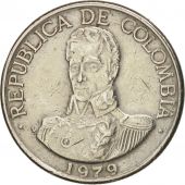 Colombia, Peso, 1979, AU(50-53), Copper-nickel, KM:258.2