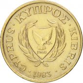 Cyprus, Cent, 1983, AU(50-53), Nickel-brass, KM:53.1