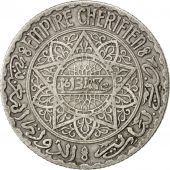 Maroc, Mohamed V, 5 Francs, AH1347/1928, KM 37