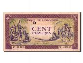 Indochine, 100 Piastres type 1942-45, lettre D