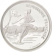 Vme Rpublique, 100 Francs Albertville, Patinage, 1989, KM 972