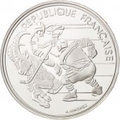 Vme Rpublique, 100 Francs Albertville, Hockey, 1991, KM 993