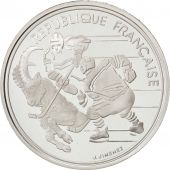 Vme Rpublique, 100 Francs Albertville, Hockey, 1991, KM 993