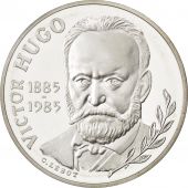 Vme Rpublique, 10 Francs Victor Hugo, argent BE, 1985, KM 956b