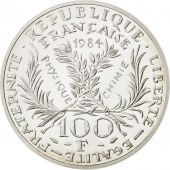 Vme Rpublique, 100 Francs Marie Curie, argent BE, 1984, KM 955a