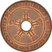 Congo Belge, Lopold II, 10 Centimes 1888, KM 4