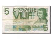 Netherlands 5 Gulden Foreign Banknoten Pays-Bas, 5 Gulden type 1966-72, Pick 90a