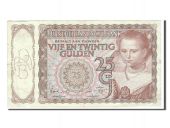 Netherlands 25 Gulden Foreign Banknoten Pays-Bas, 25 Gulden type 1943, Pick 60