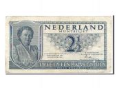 Netherlands 2 1/2 Gulden Foreign Banknoten Pays-Bas, 2 1/2 Gulden type 1949, Pick 73