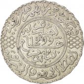 Maroc, 5 Dirhams AH 1299/1881, KM Y7
