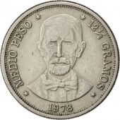 Rpublique Dominicaine, 1/2 Peso 1978, KM 52