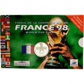 Vme Rpublique, Coffret 5 Francs Coupe du Monde 1998, KM 1212