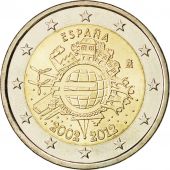 Espagne, 2 Euro 10 ans de l'Euro 2012