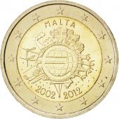 Malte, 2 Euro 10 ans de l'Euro 2012