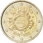 Slovaquie, 2 Euro 10 ans de l'Euro 2012