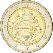 Estonie, 2 Euro 10 ans de l'Euro 2012