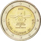 Belgique, 2 Euro Droits de l'Homme 2008