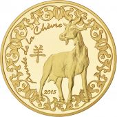 Vme Rpublique, 50 Euro Or Anne de la Chvre 2015