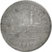 Ste, Ville et Port, 10 Centimes 1917, Elie 10.2a