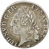 Louis XVI, 1/20 Ecu  la vieille tte Louis XV frappe posthume 1779 A, KM 552.1