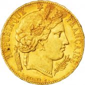 IIème République, 20 Francs Or Cérès 1849 A, KM 762