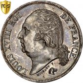Louis XVIII, 2 Francs 1819 A, Deuxime exemplaire connu, PCGS AU58, KM 710.1