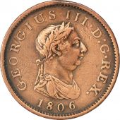 Grande-Bretagne, Georges III, Penny 1806, KM 663