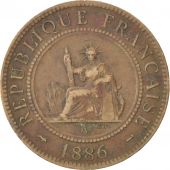 Indochine, 1 Cent 1886 A, KM 1
