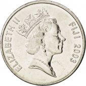 Fidji, Elisabeth II, 20 Cents 2003, KM 95