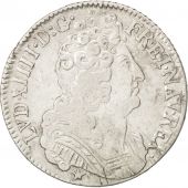 Louis XIV, 1/4 Ecu aux 3 couronnes 1710 N, KM 380.12
