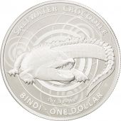 Australie, 1 Dollar Saltwater Crocodile 2013, 1 once Argent, KM 2013