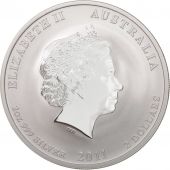 Australie, 2 Dollars Anne du Lapin 2011, 2 onces Argent, KM 1476
