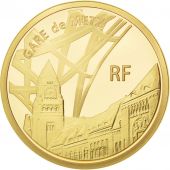 Vme Rpublique, 50 Euro Or Gare Metz TGV 2011, KM 1817